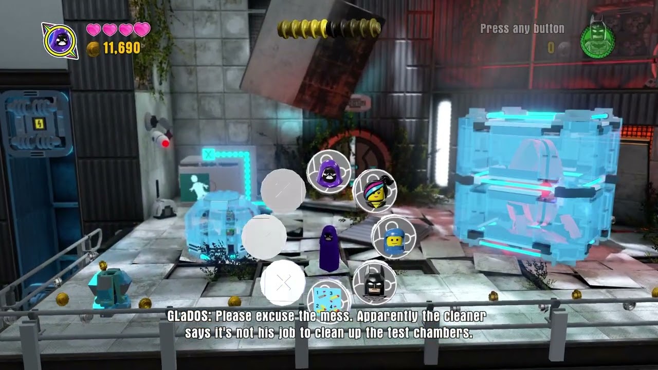 LEGO DIMENSIONS APERTURE SCIENCE ENRICHMENT CENTRE MINIKITS