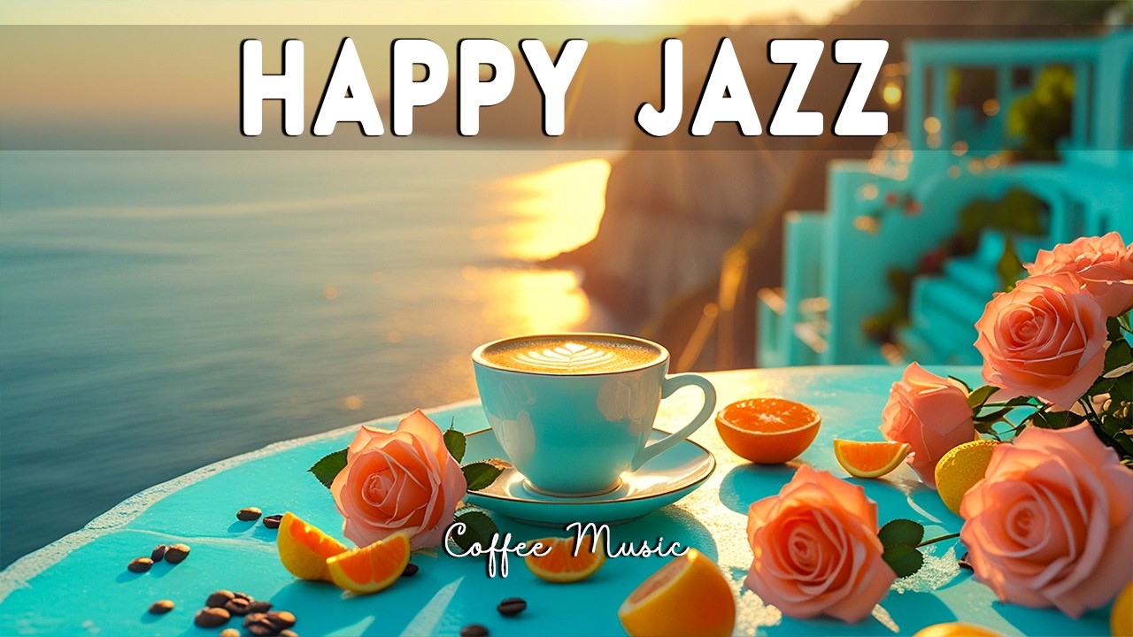 Happy May Jazz ~ Relaxing Coffee Jazz & Soft Bossa Nova Piano Music for Beach, cafe and Good Mood