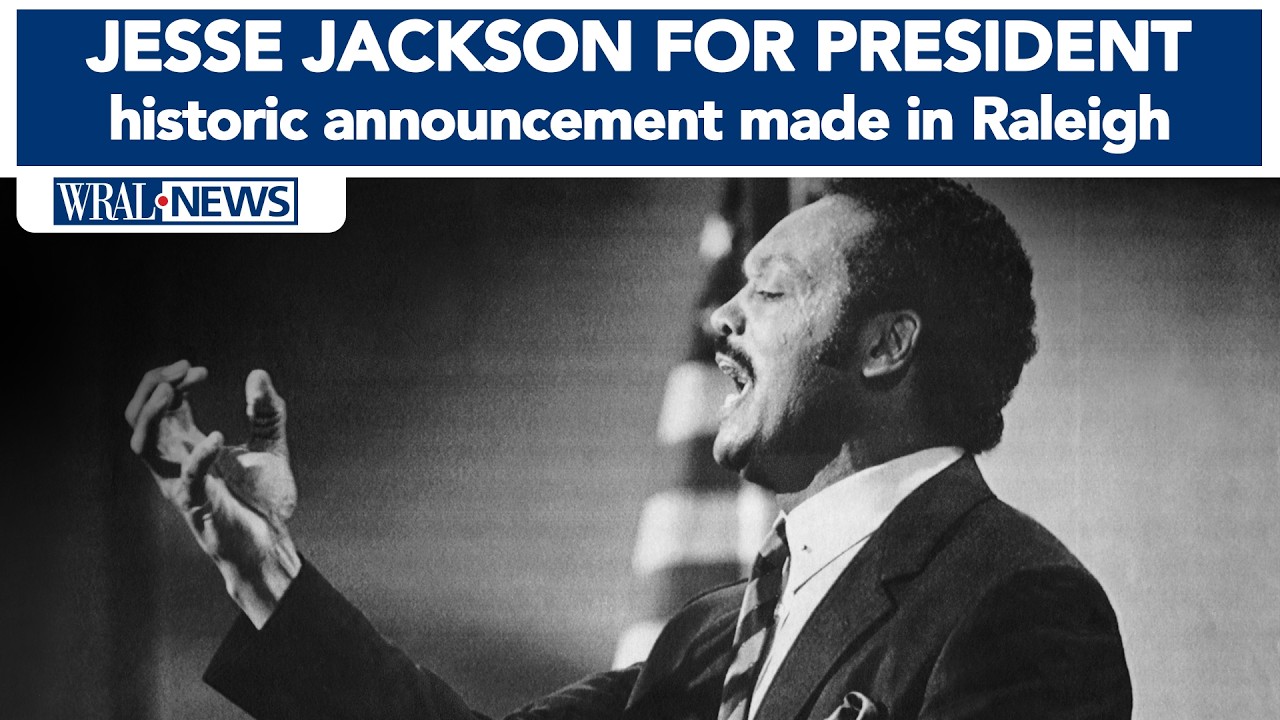 1987: Live from Raleigh, Jesse Jackson announces run for president