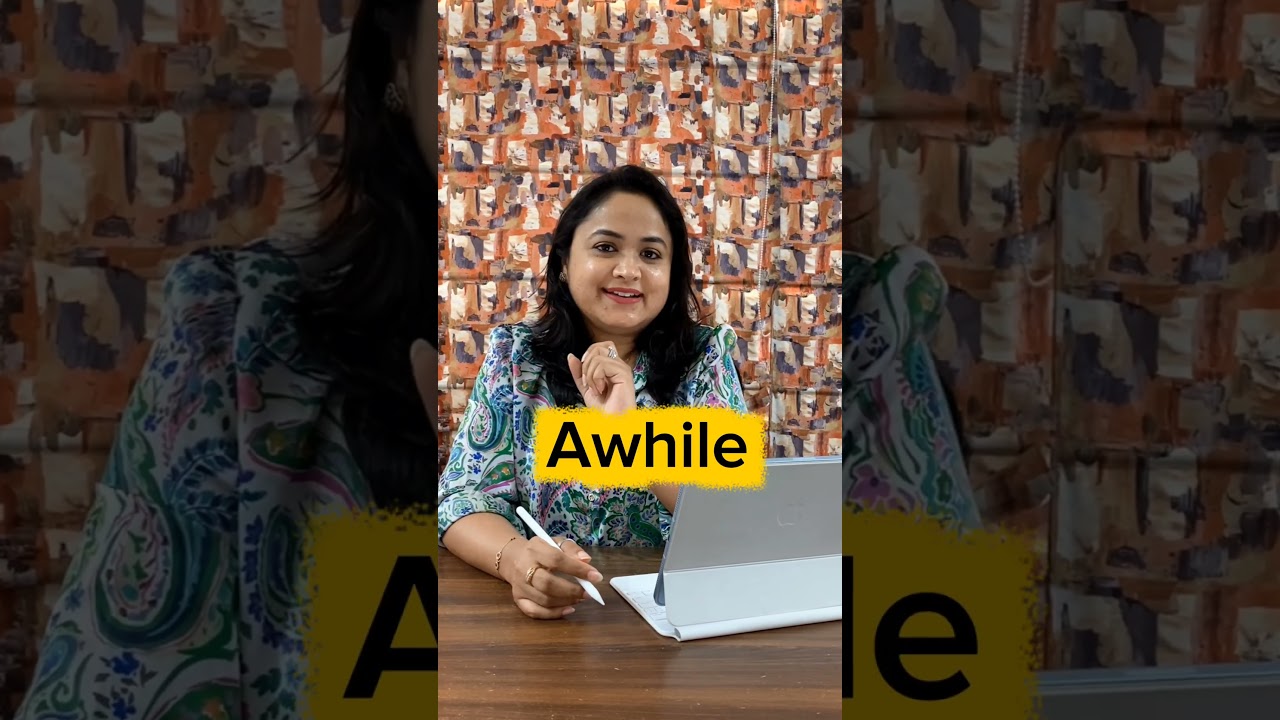 A while and awhile 