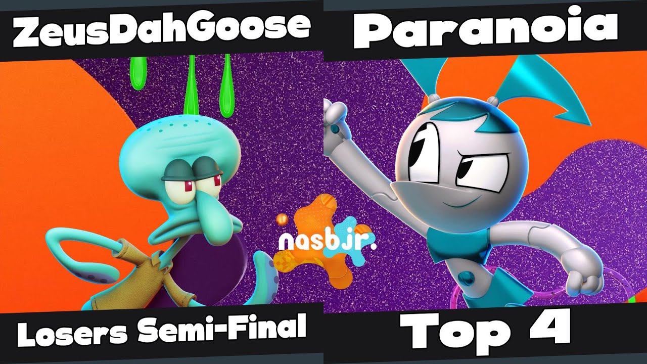 NASB Jr 17 Top 4 - ZeusDahGoose (Squidward Tentacles) VS Paranoia (Jenny Wakeman)