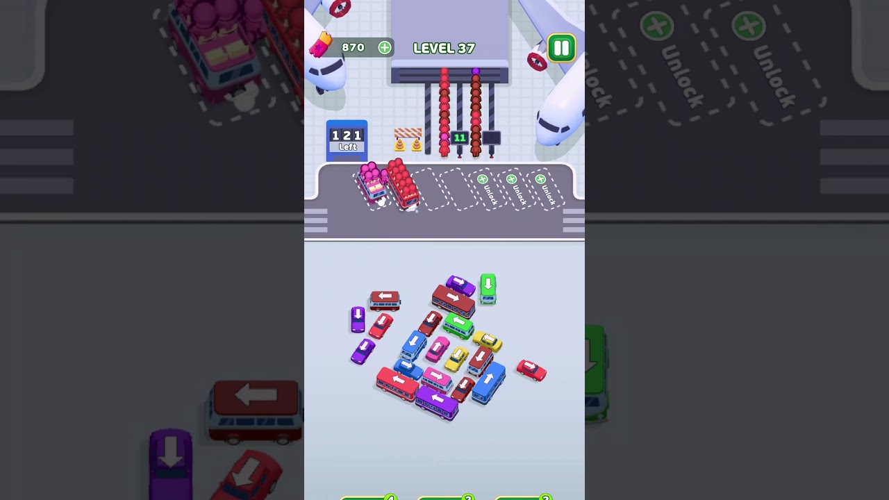 Bus Escape Traffic Jam Level 37 #games #gaming #gameplay #busescape #busescapetrafficjam