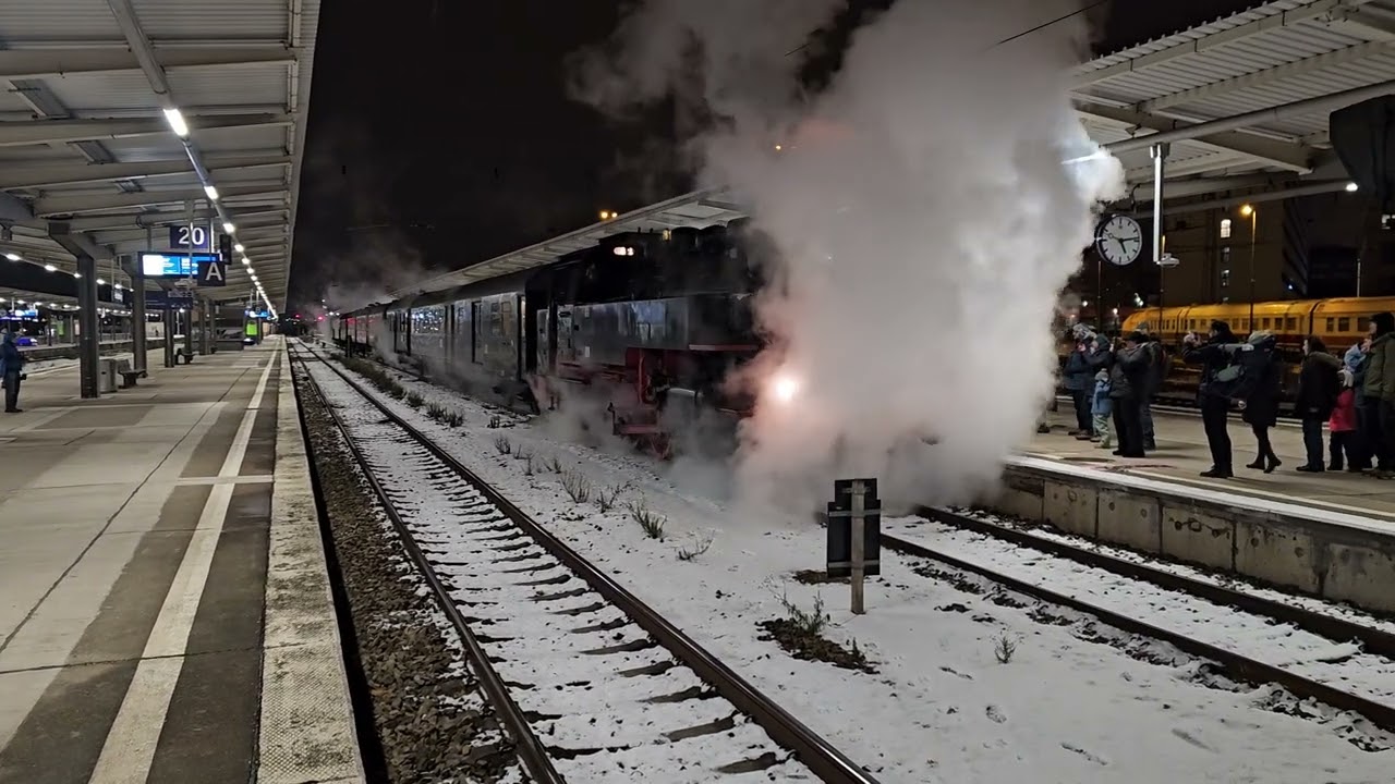 Ausfahrt des Sonderzuges zurück nach Basdorf