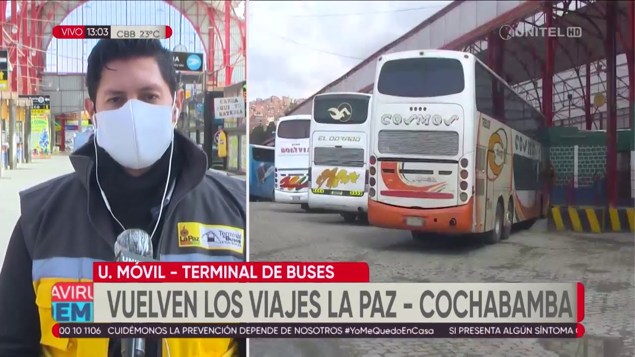 Vuelven los viajes La Paz - Cochabamba desde la terminal de buses