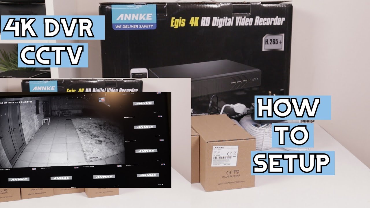 Настройка и обзор системы видеонаблюдения ANNKE 4K DVR