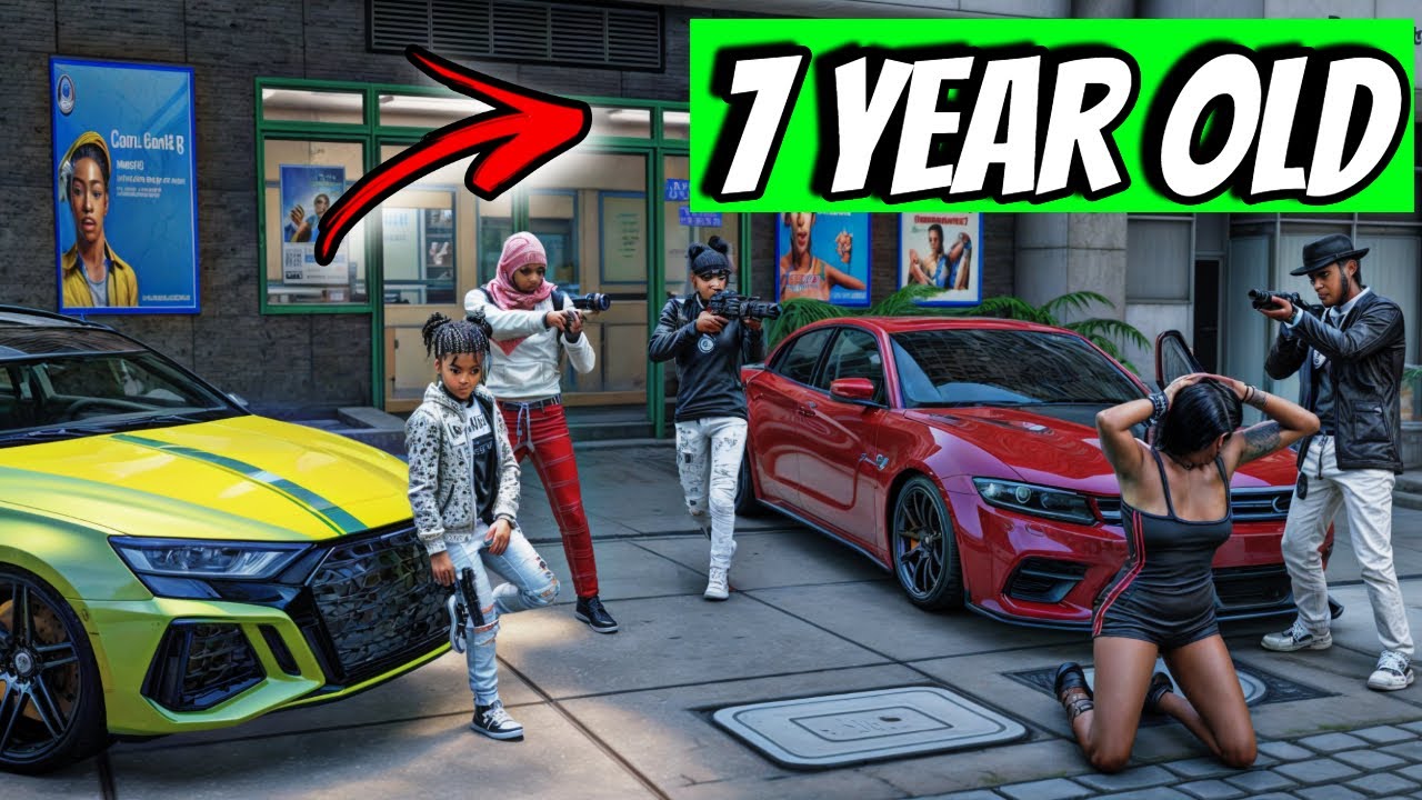 Day In The Life Of A 7 Year Old Criminal IN GTA RP!