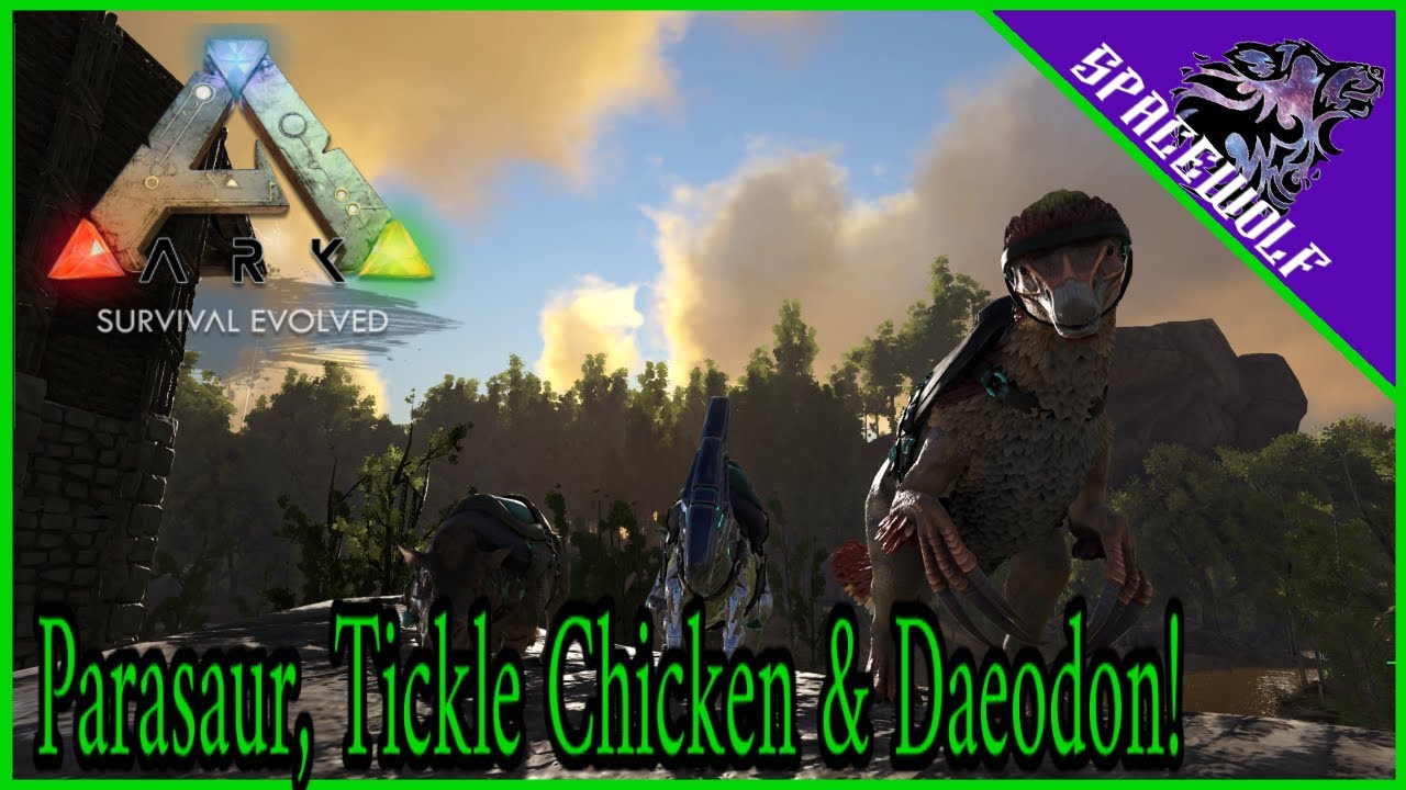 Ark Survival Evolved - The Island | #27 Parasaur, Tickle Chicken & Daeodon!