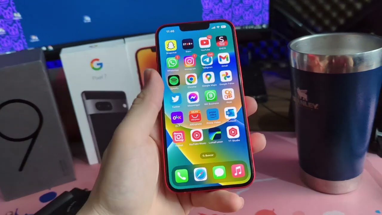 TESTE REAL DE BATERIA IPHONE 14 - O IPHONE 13S TEM BATERIA BOA? DURA 2 DIAS? APPLE A15 AINDA É BRABO