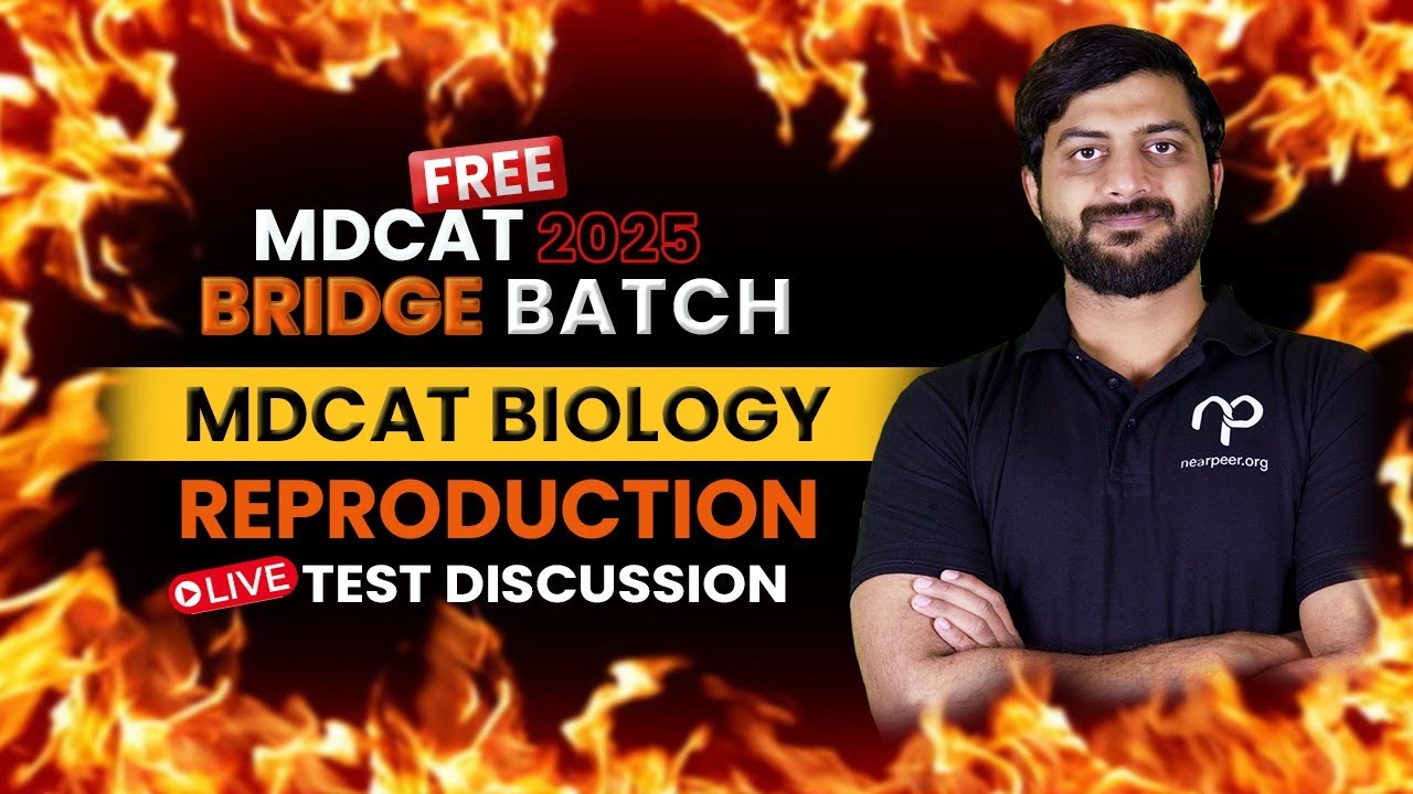 FREE MDCAT/FSc Biology Test Discussion| Reproduction | Biology with Sir Hamza