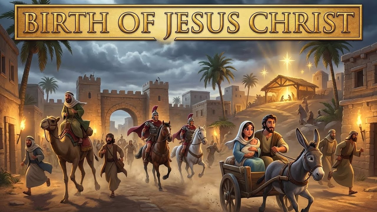 Birth of Jesus Christ | Animated Bible Movie.