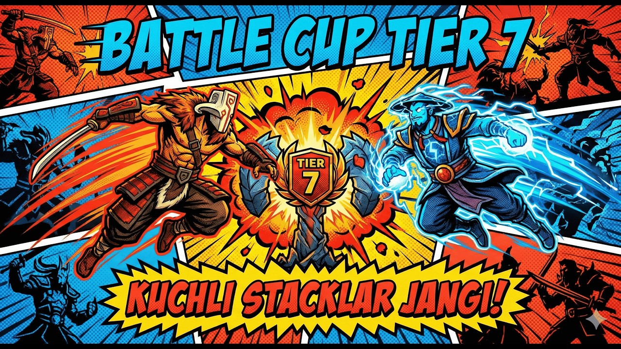 DOTA 2 : TIER 7 BATTLE CUP! 🔥 KUCHLI STACKLARGA QARSHI JANG