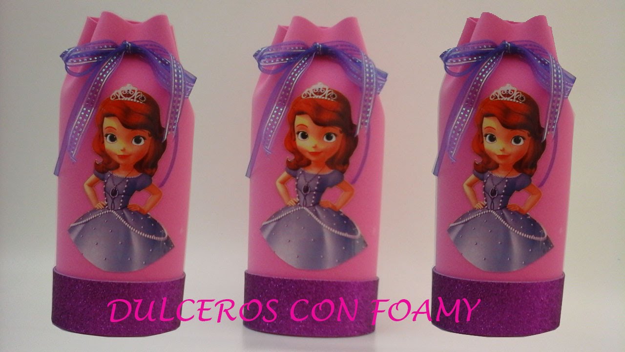 DULCERO DE PRINCESITA SOFIA CON FOAMY