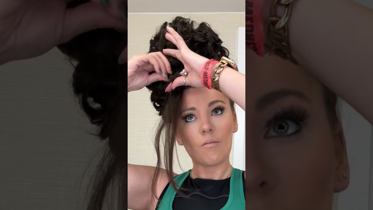 Irish dance Bun Wig Tutorial