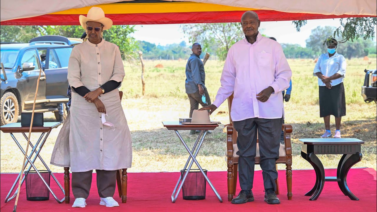 Museveni, accompanied by First Lady, visits Okello, a model Farmer in Amolatar, on January 28, 2025