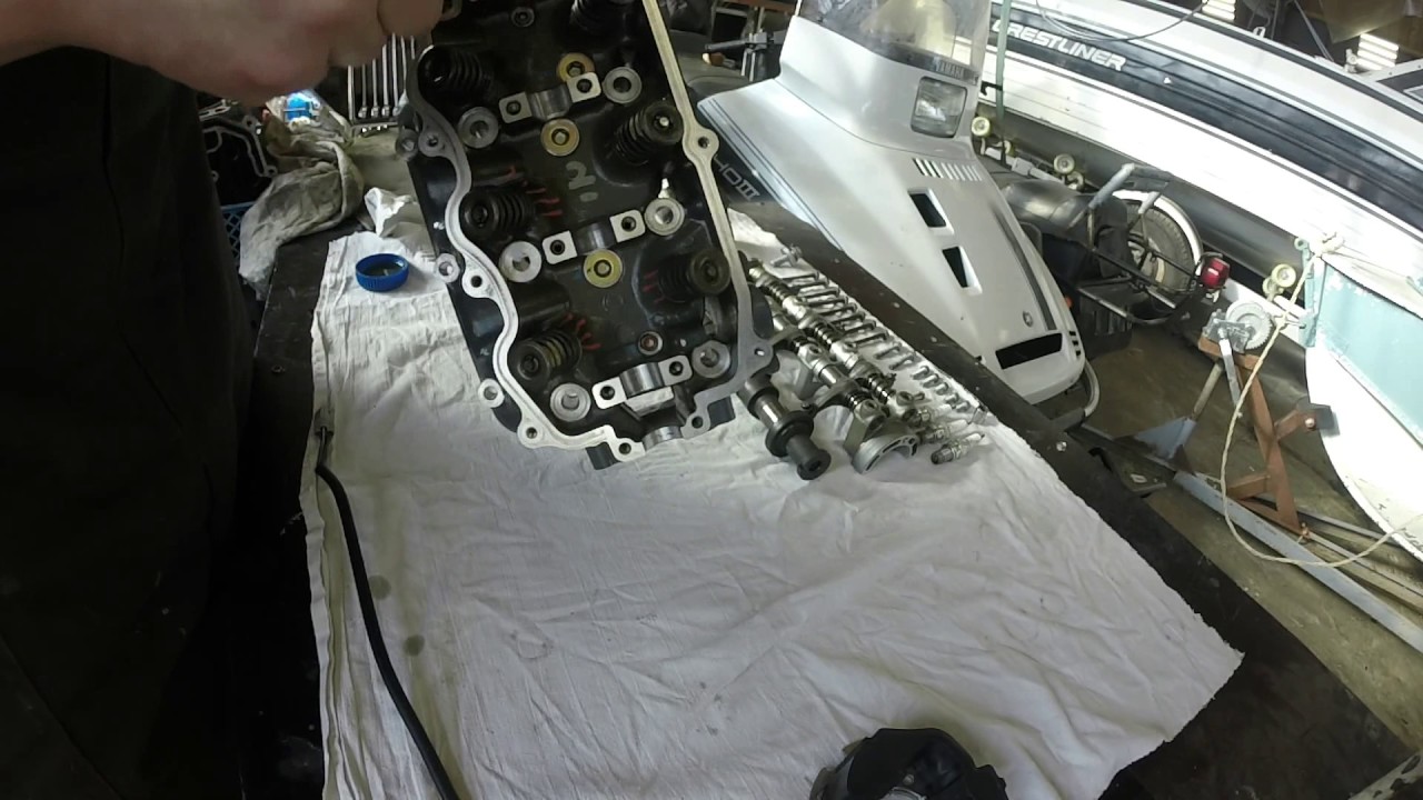 Собираем головку блока лодочного мотора #Honda 40 Регулирум клапана