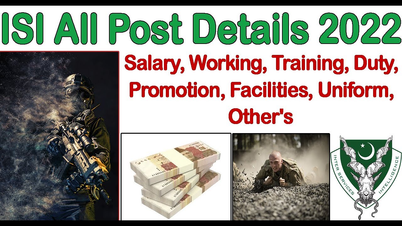 Information About ISI, Salary, Work, Duty, Training, Posting, ISI all Post Details 2022 Asi, Ldc, Si