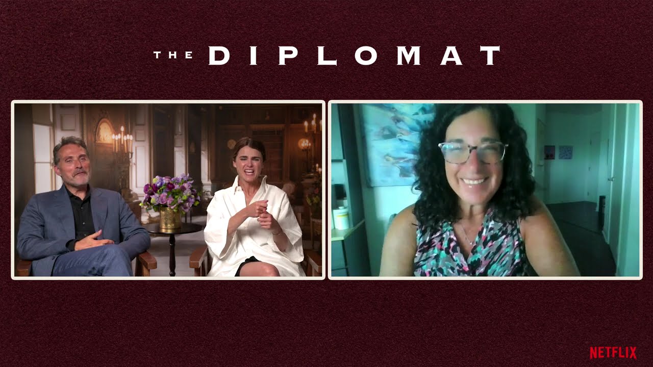 THE DIPLOMAT  S2 - KERI RUSSELL & RUFUS SEWELL INTERVIEW ( 2024)