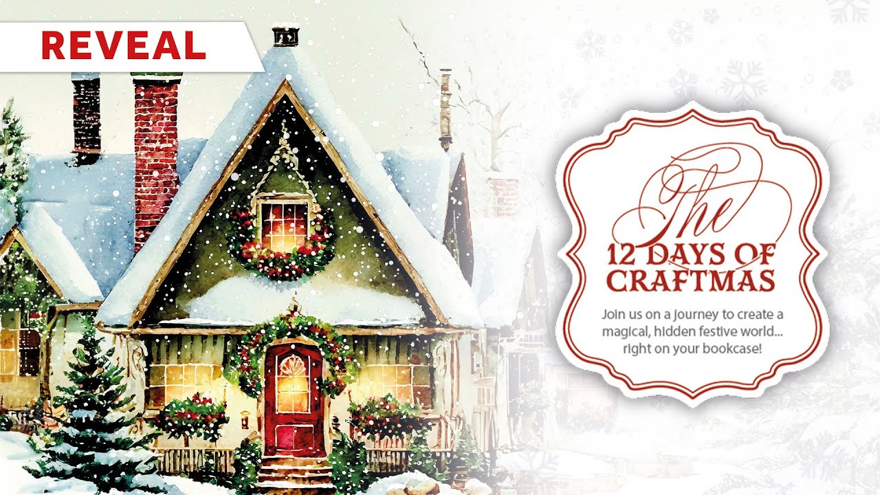 Leo Reveals the 12 Days of Craftmas Festive Book Nook | Tonic Studios