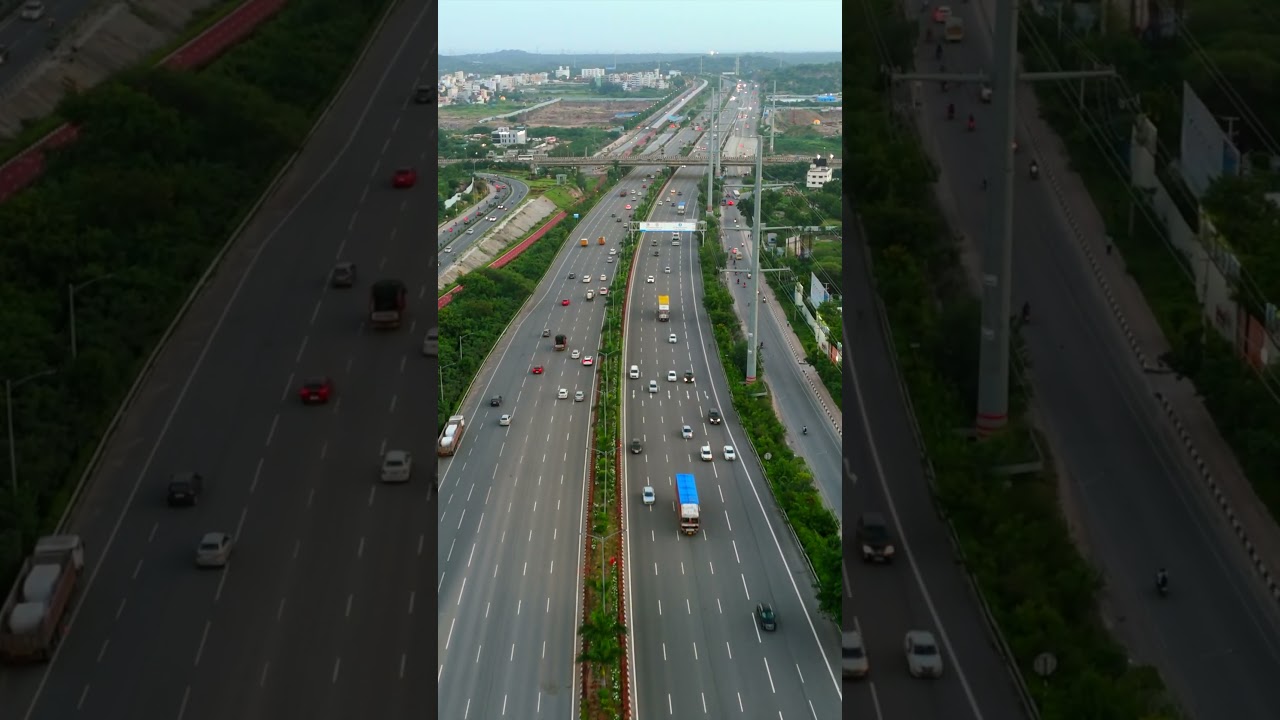 Hyderabad ORR | Narsingi Exit | One of the Best Road in India #hyderabad