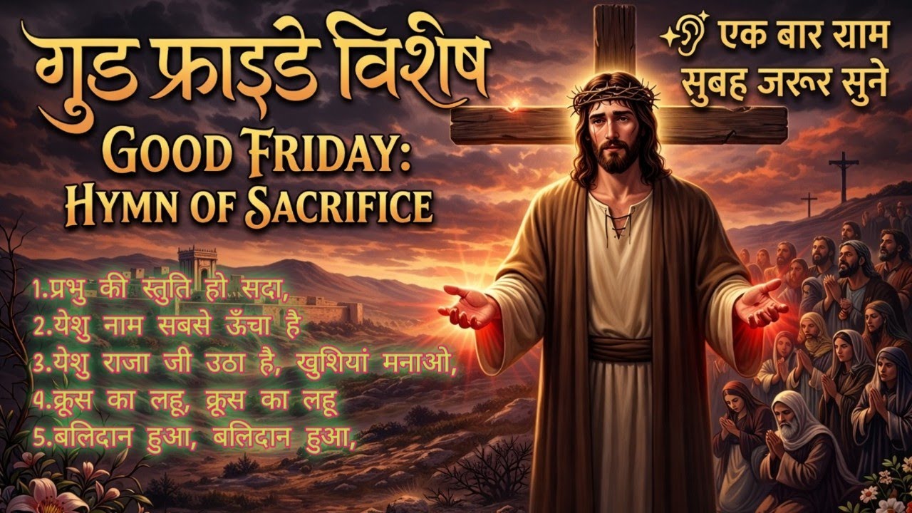 ​प्रभु यीशु का बलिदान।Good Friday Special Song 2026 Heart Touching Christian Hymns । Calvary Songs |