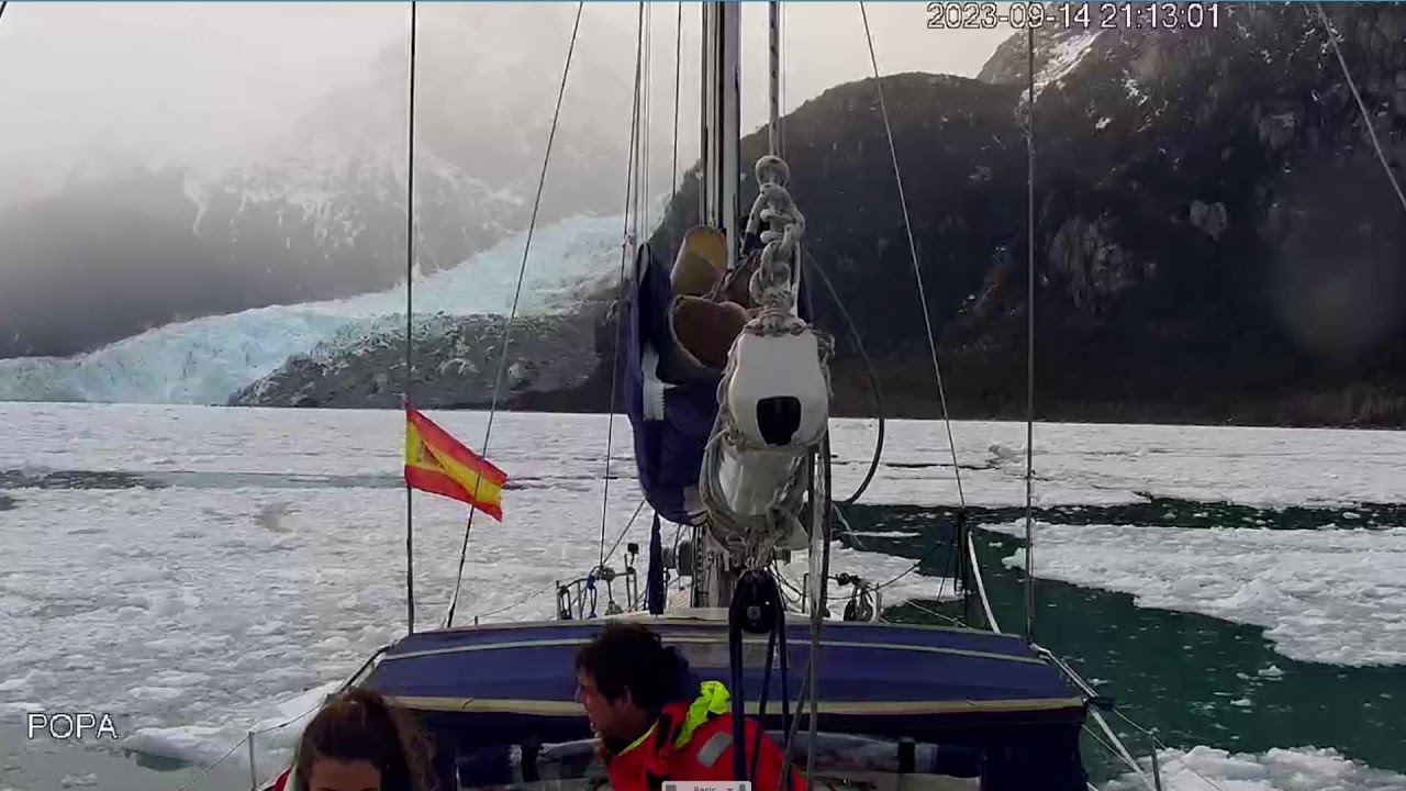 Entrando al Glaciar Garibaldi