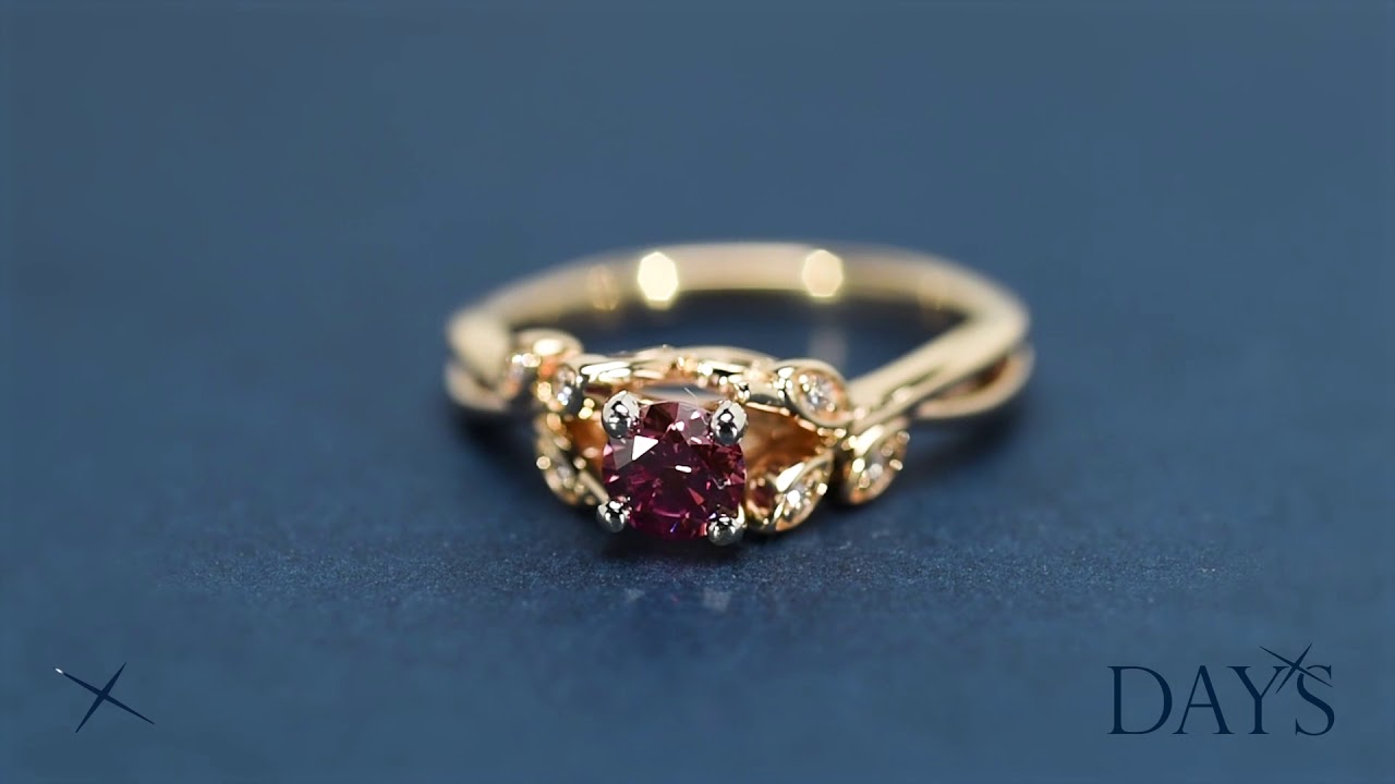Pink Diamond Engagement Ring in 14kt Rose Gold (1/2ct tw)