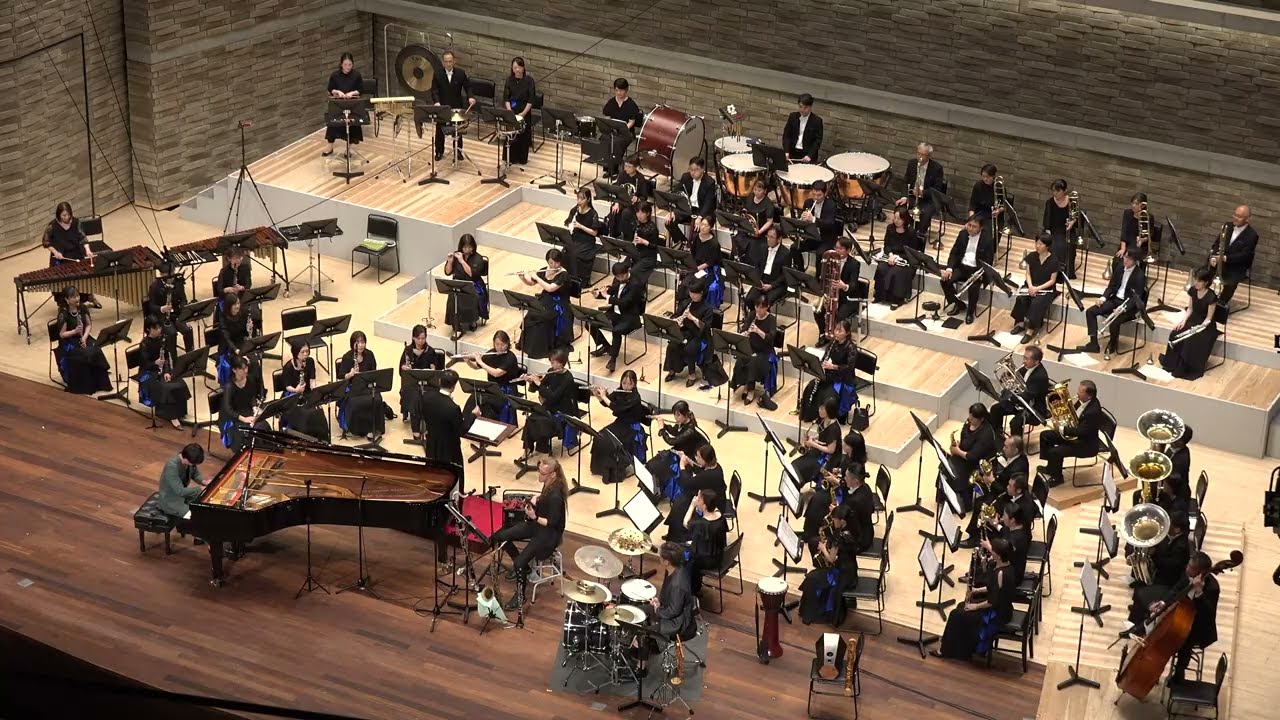 Gershwin Concert in F 1stmov. /ピアノ協奏曲 ヘ長調 第1楽章（G.ガーシュウィン）ーミューズ交響吹奏楽団 Muse Symphony Wind Orchestra ー