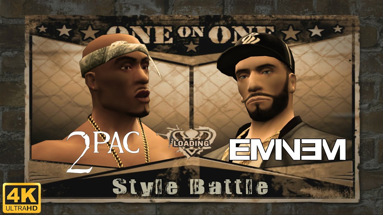 2PAC vs EMINEM [STYLE BATTLE by That one Emo guy] #25
