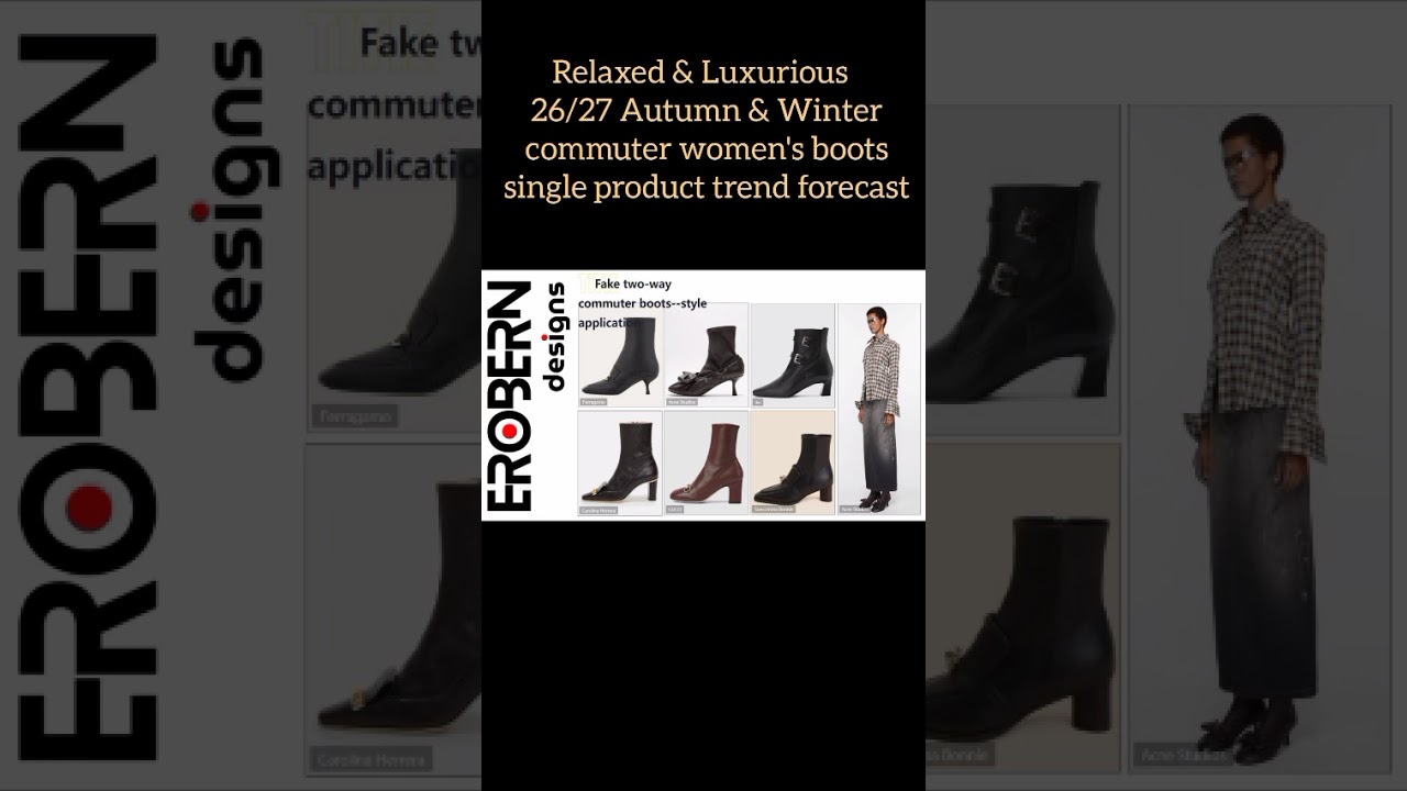 👢 Step Into Elegance: A/W 26/27 Women&rsquo;s Boots Trend Forecast by EROBERN DESIGNS! #eroberndesigns
