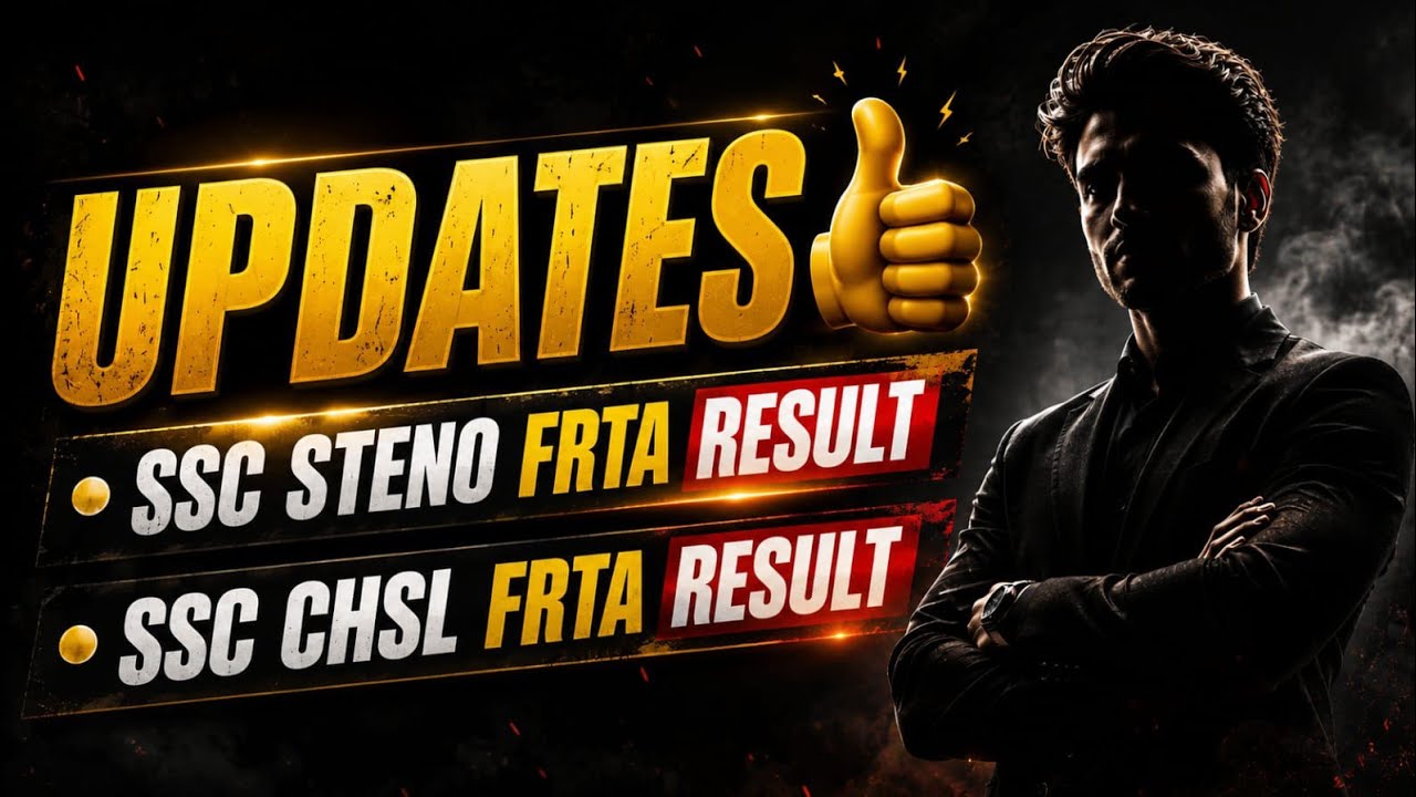 SSC CHSL FRTA RESULT & SSC STENO FRTA RESULT UPDATES 🙏 