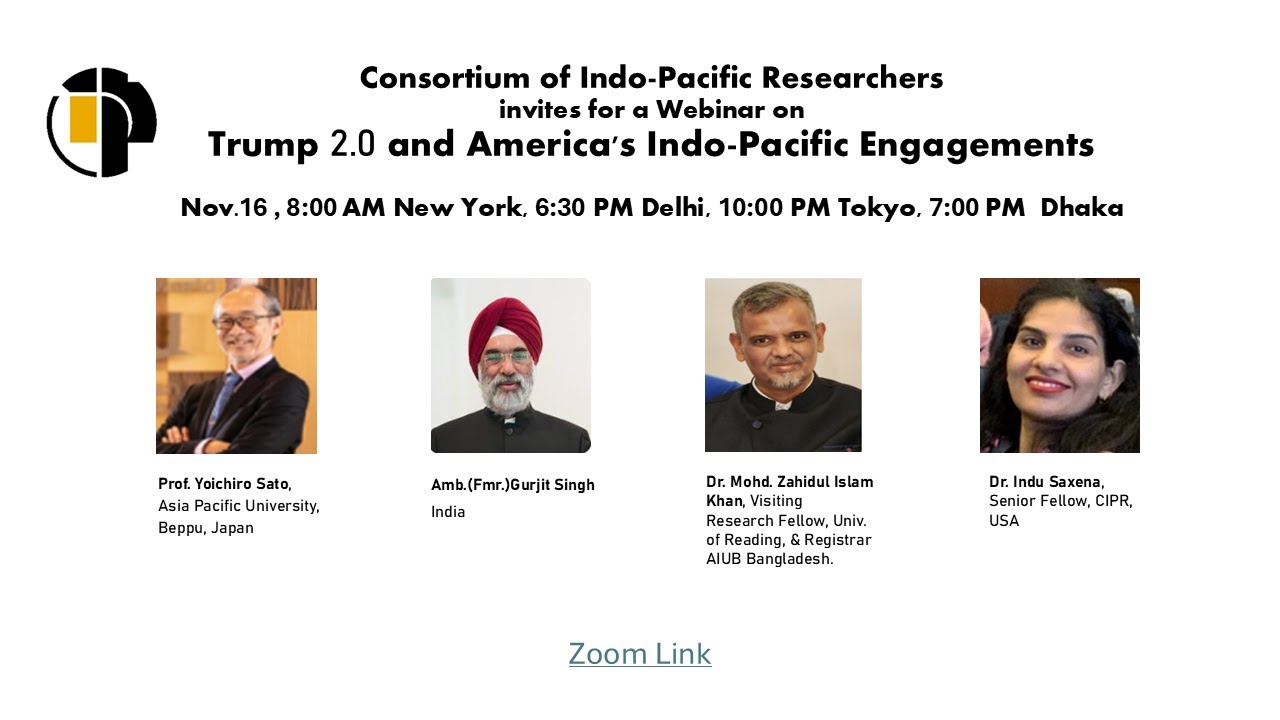 Trump 2.0 and America's Indo-Pacific Engagements