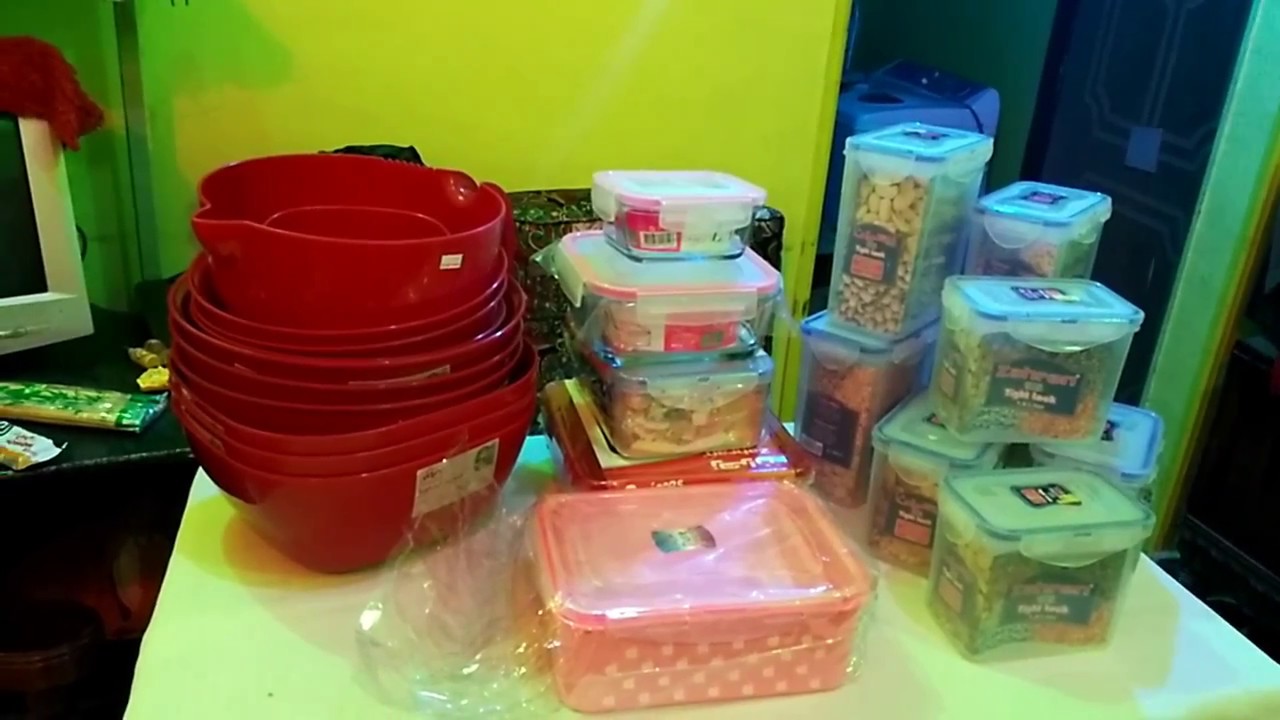 جهاز العروسه مع شيرى (بلاستكات المطبخ)