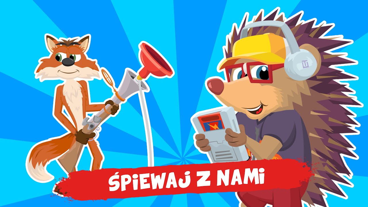 Śpiewaj z nami - Lisek Łakomczuszek i jeżyk - Śpiewające Brzdące 😄😄😄