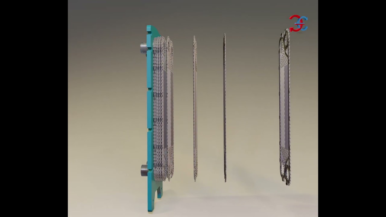 Plakalı Eşanj&ouml;r &Ccedil;alışma Prensibi / Plate Heat Excganger Working Principle