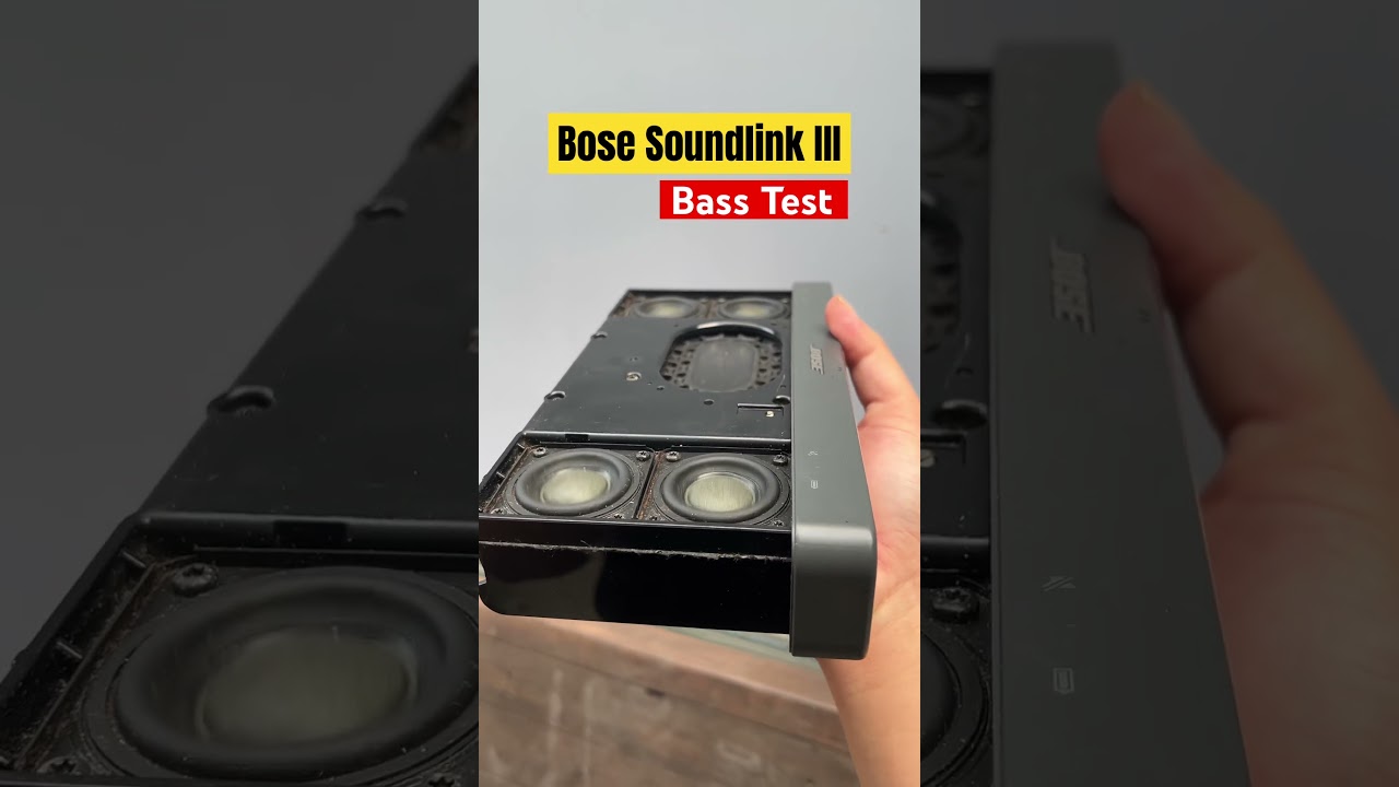 Bose Soundlink III Test Bass sao gần 7 năm c&ograve;n ổn kh&ocirc;ng ?