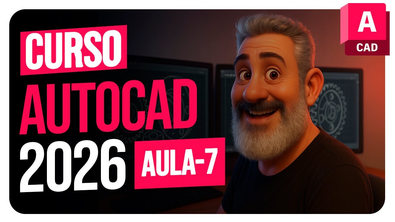 AUTOCAD 2026 CURSO - AULA-7 - ORGANIZANDO O PROJETO COM LAYERS