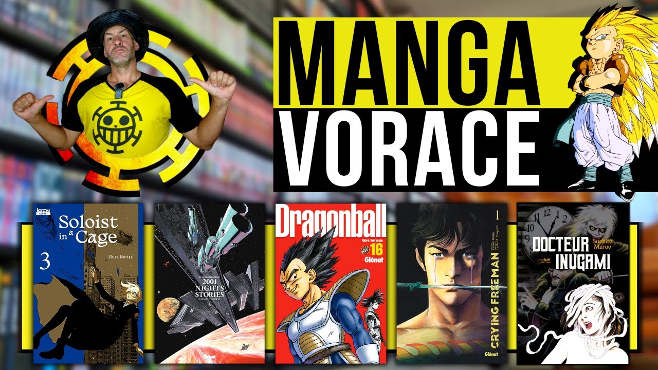 🍜MANGAVORACE🍜 2001 Nights Stories, Soloist in a cage, Dragon Ball, Crying Freeman, Dr Inugami