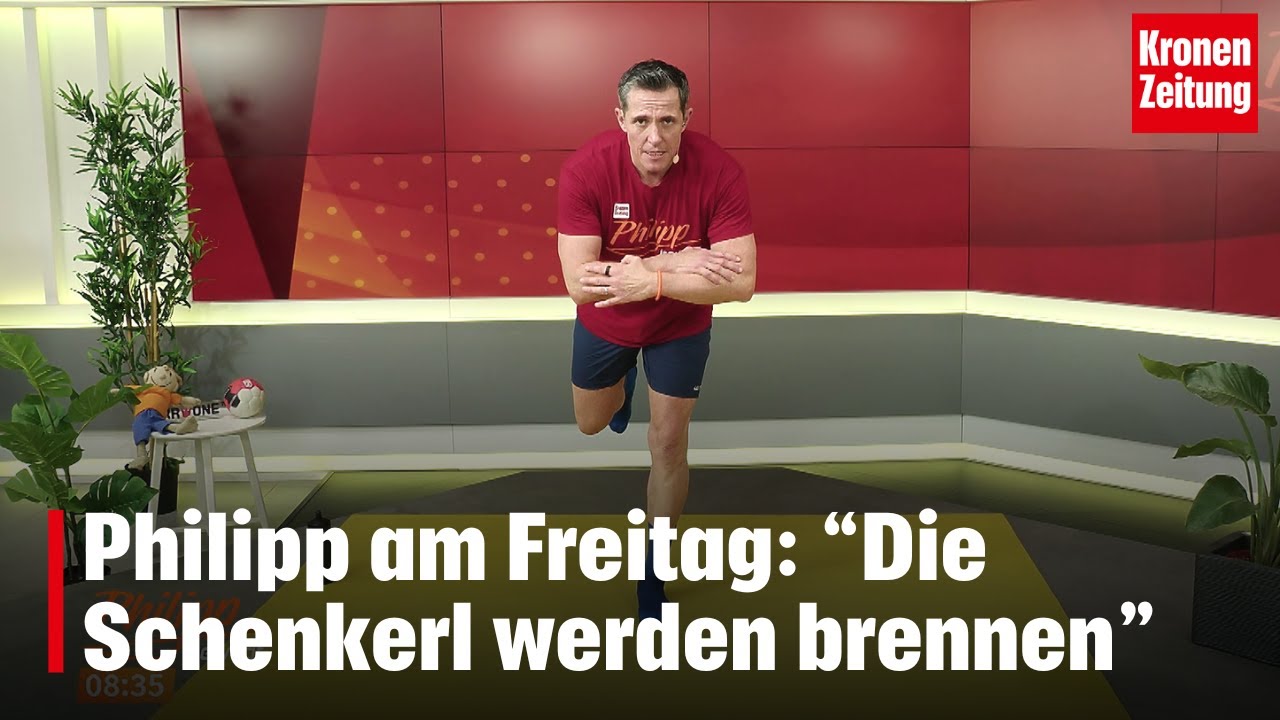Philipp bewegt am Freitag, 31.1.: Heute kommen die Oberschenkel ganz schön dran