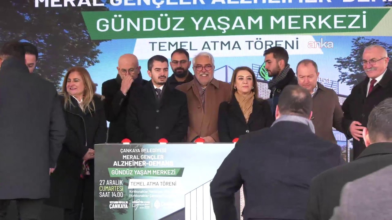 Meral Gençler Alzheimer-Demans Gündüz Yaşam Merkezi temel atma töreni / Ankara 