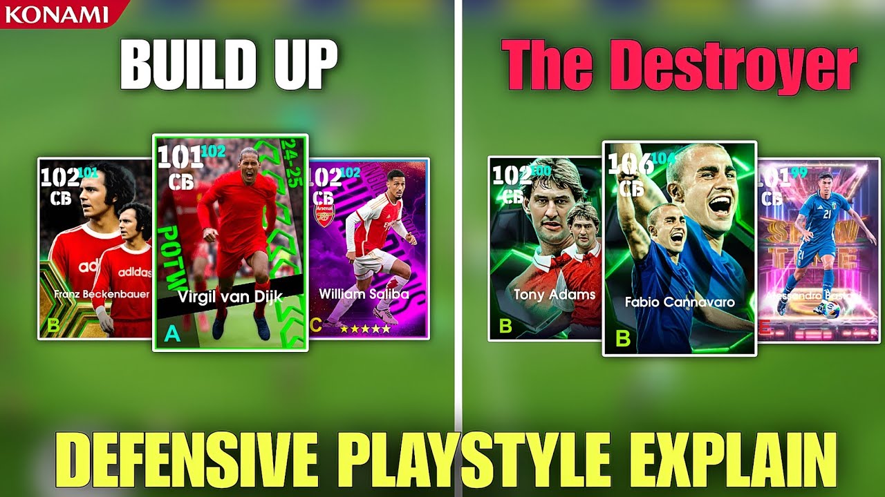 Defensive Playstyle Explain || Build up or Destroyer || best playstyle for eFootball 2026
