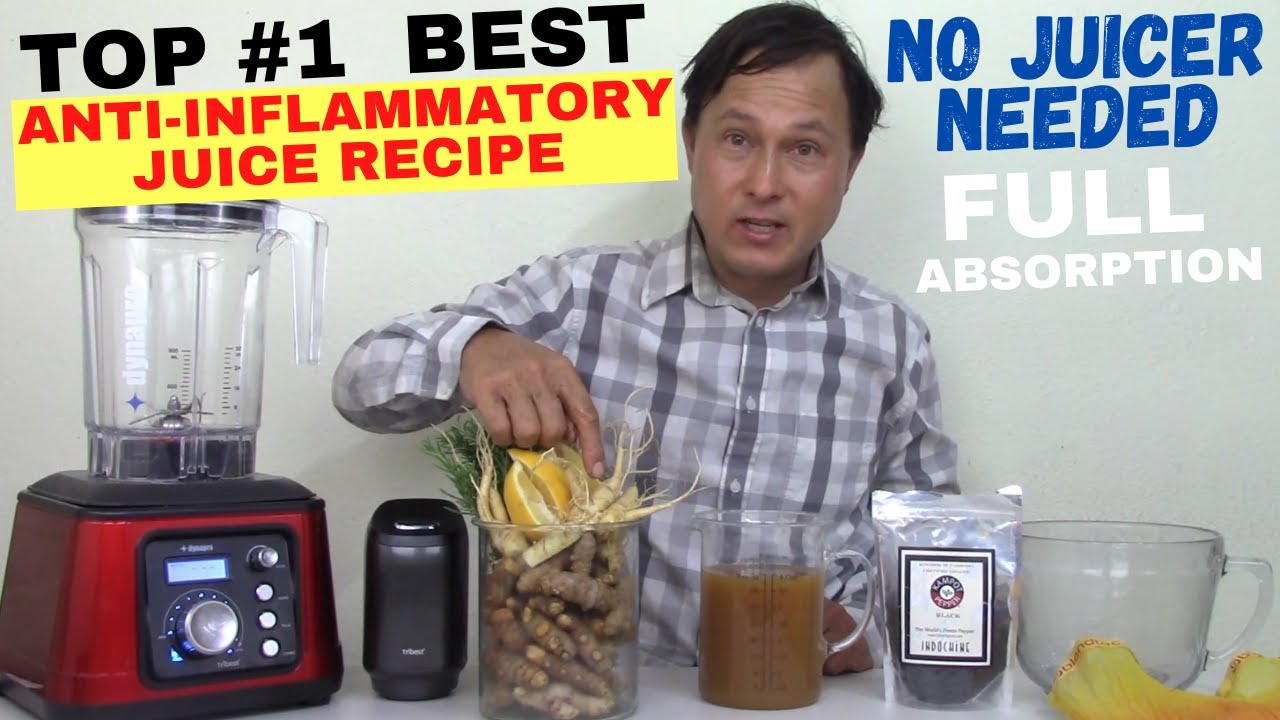 #1 Anti-Inflammatory Drink Juice Recipe No Juicer Needed