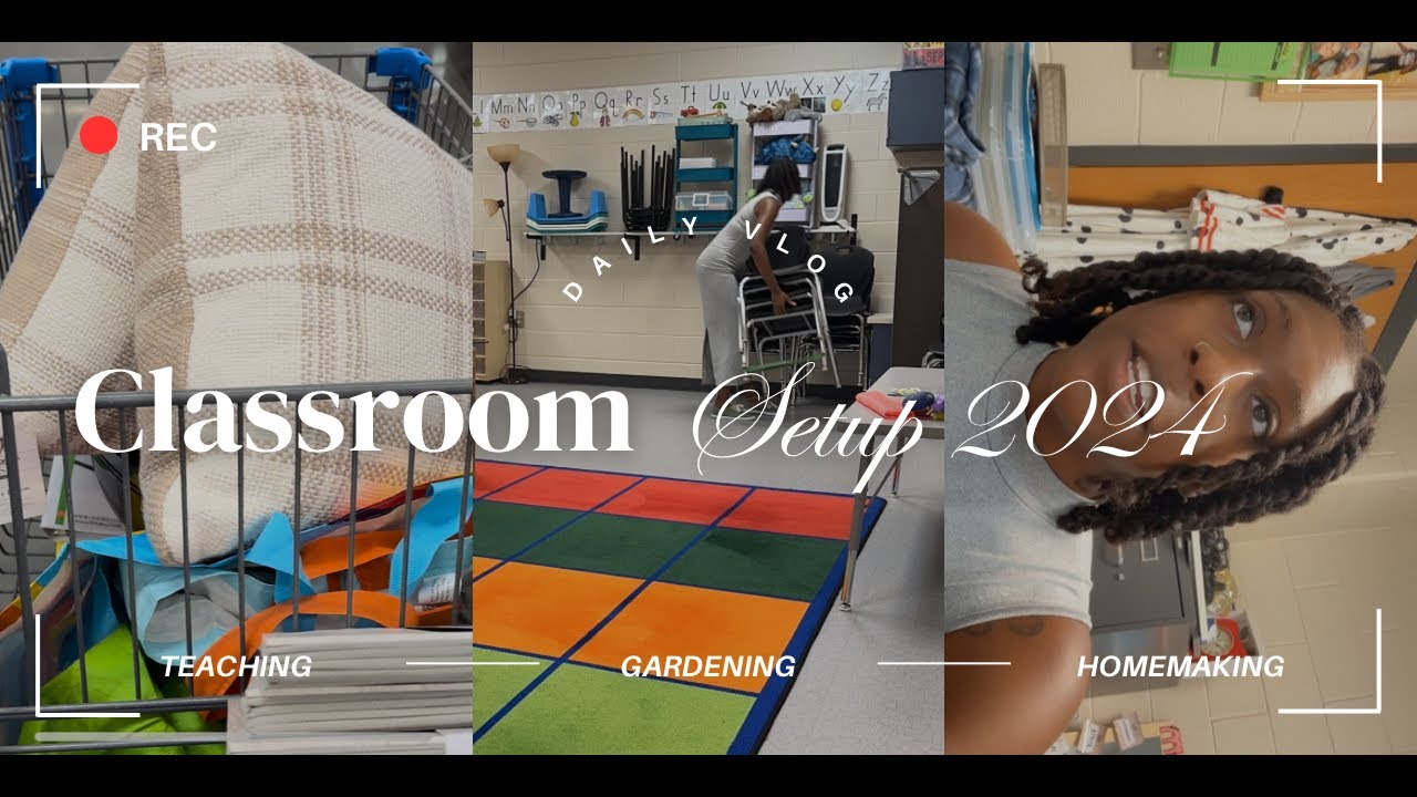 Classroom Setup 2024-25 | Day 1 | First Grade Classroom | Teacher Vlog