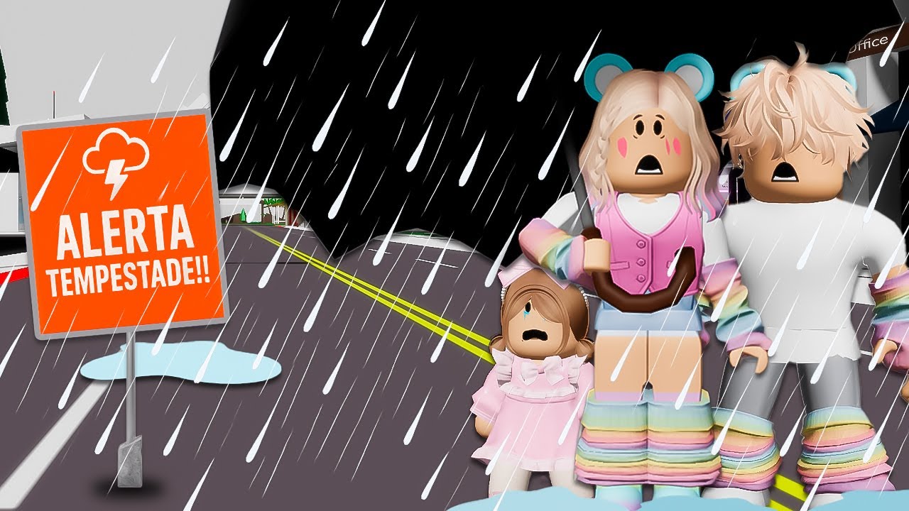 SOBREVIVEMOS A MAIOR TEMPESTADE MORTAL em BROOKHAVEN