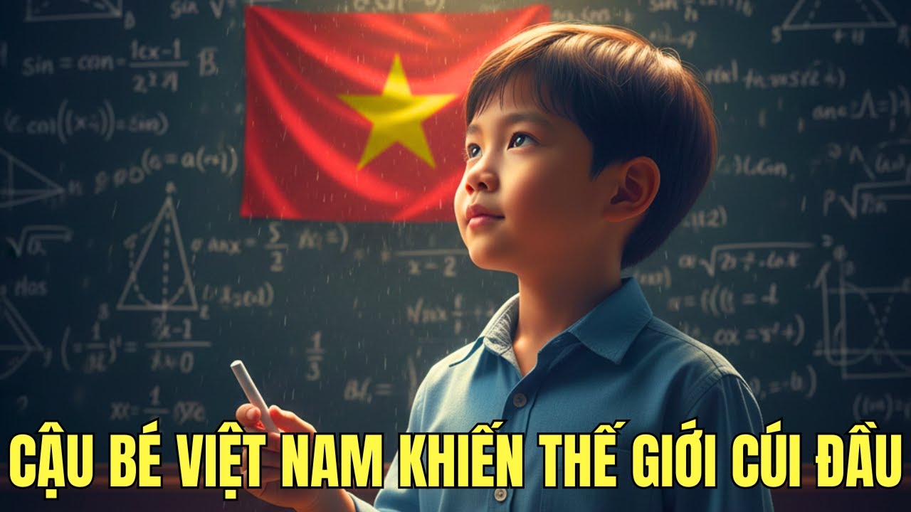 Thần Đồng Toán Học 6 Tuổi Việt Khiến Giáo Sư Mỹ Phải Cúi Đầu!