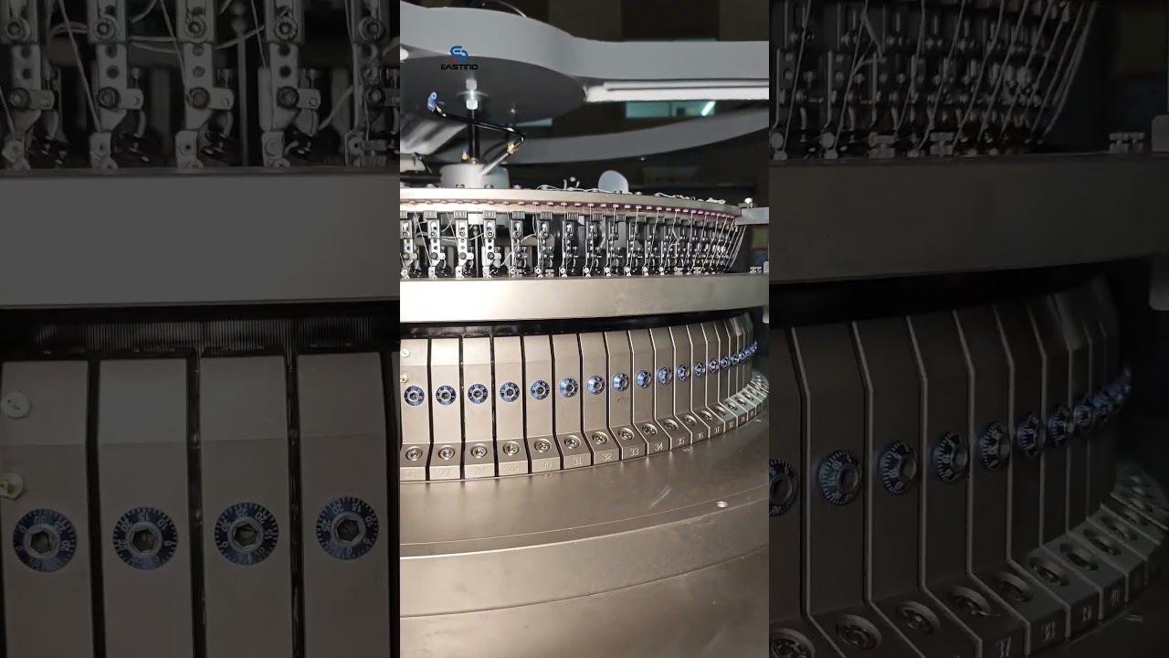 Eastino large diameter circular knitting machine #circularknittingmachine #eastino