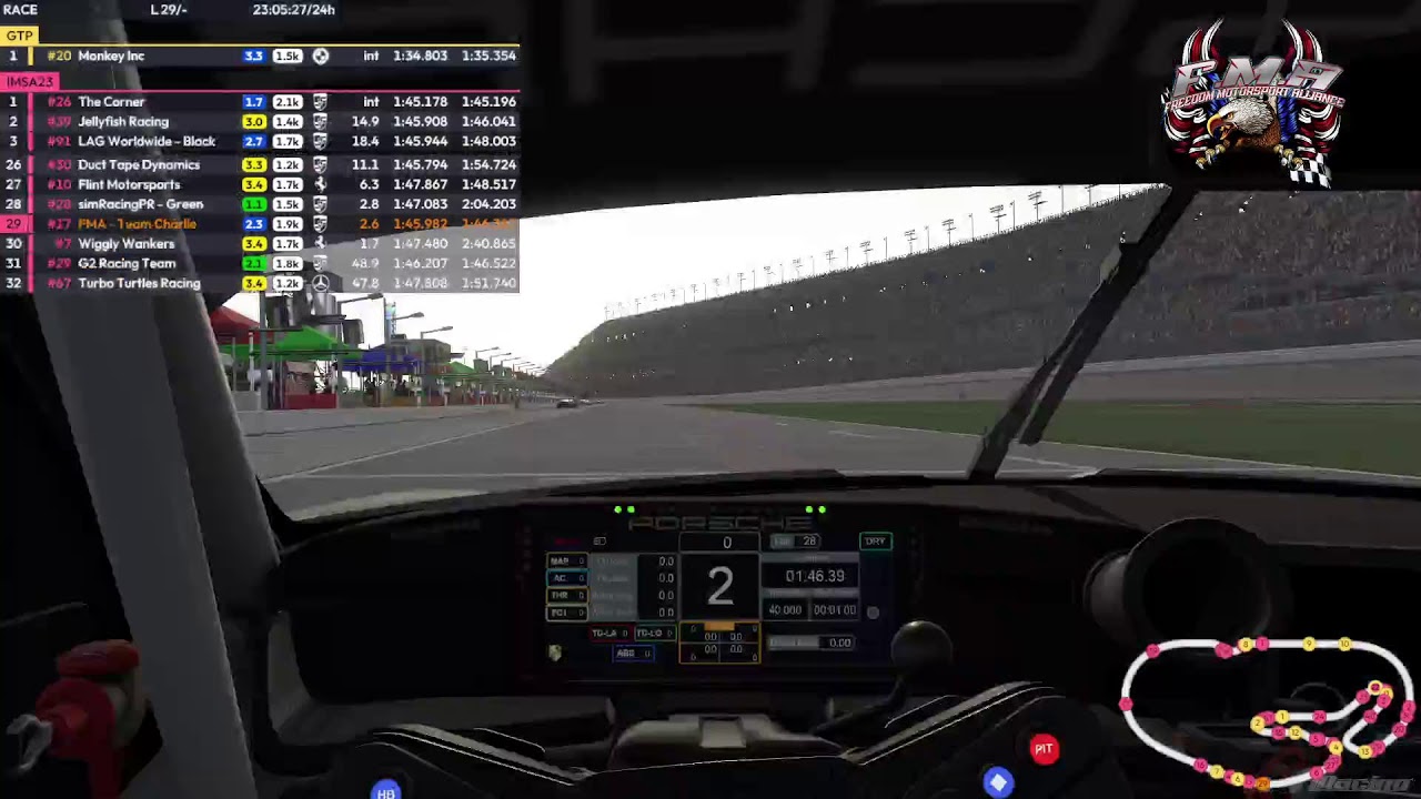 24 Hours of Daytona iRacing | Freedom Motorsport Alliance Porsche GT3 Endurance