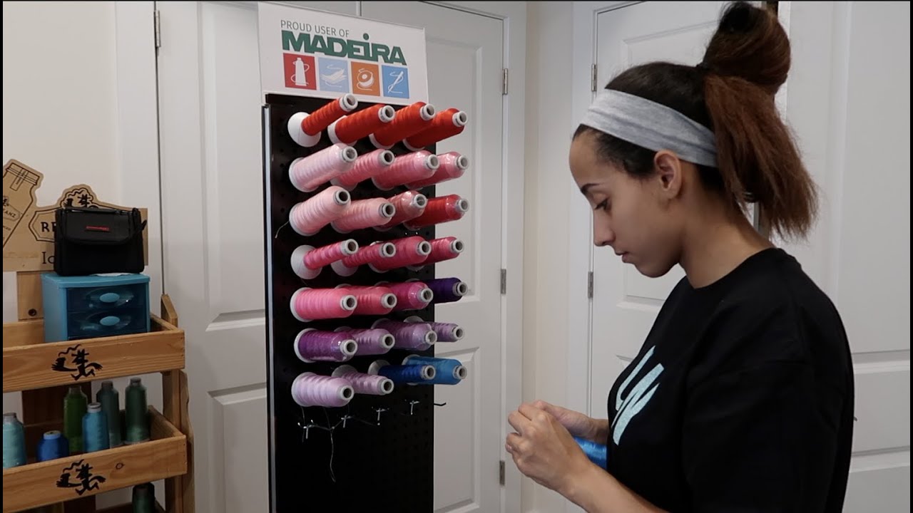 My New Madeira Embroidery Thread Stand!!