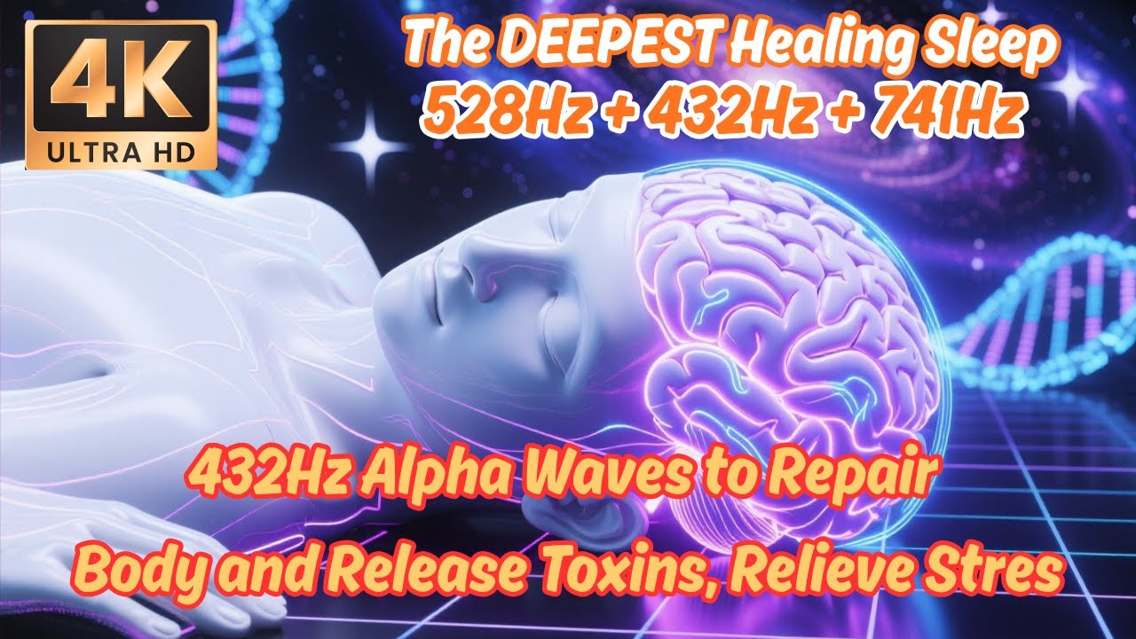 396Hz + 285Hz + 432Hz + 963Hz + 528Hz | The Deepest Healing: Heal All Damage In The Body
