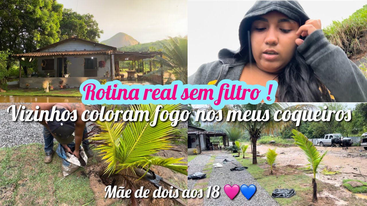 ATÉ ONDE VAI A MALDADE? COLOCARAM FOGO NA MINHA CHÁCARA 😭