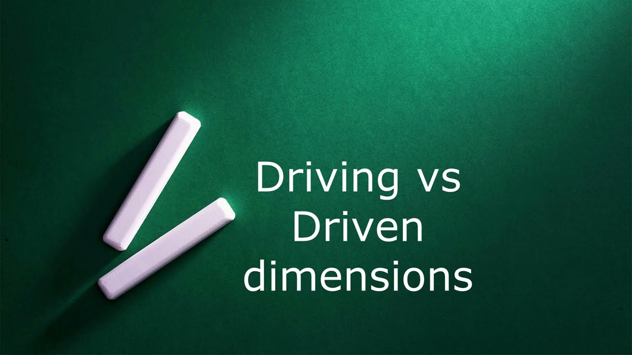 Solidworks Tutorial - Driving vs Driven Dimension